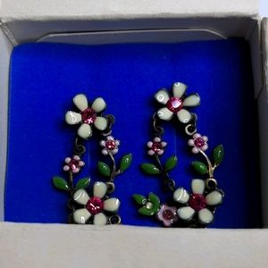 Avon flower earrings